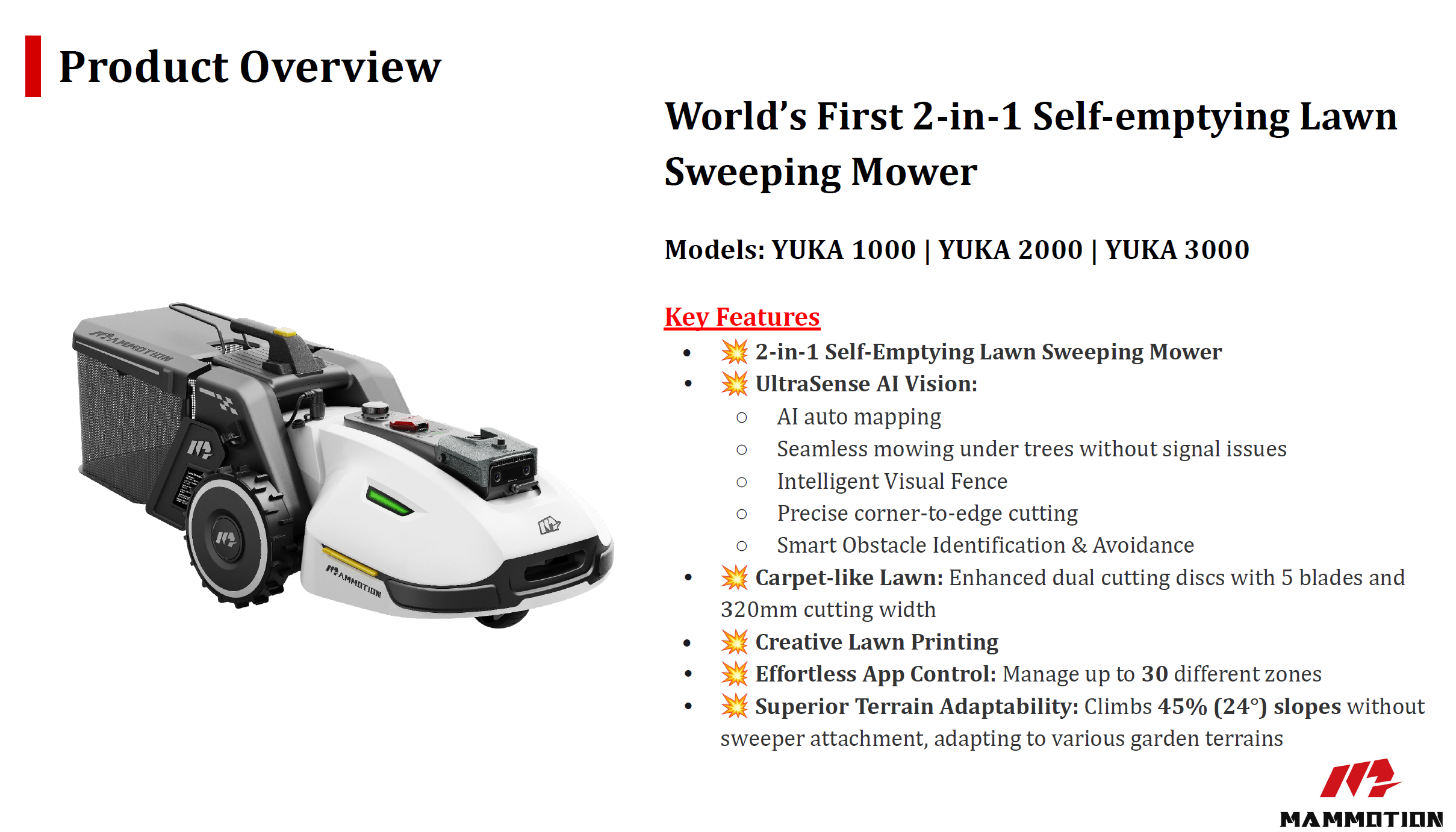 YUKA mini 800 Robotic Mower — Automow New England